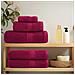 Asciugamani Premium SOLUND 2 pz Bordeaux 30x30 cm 600 g/m² - Foto miniatura 3