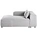 Chaise Longue Versione Destra Brande Grigio - Foto miniatura 2