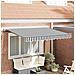 Tenda Retrattile Antracite e Bianco 350 x 200 cm - Foto miniatura 2