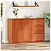 Credenza Marrone 111 x 34 x 75 cm Legno massello di pino - Foto miniatura 2