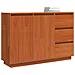Credenza Marrone 111 x 34 x 75 cm Legno massello di pino - Foto miniatura 3