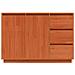 Credenza Marrone 111 x 34 x 75 cm Legno massello di pino - Foto miniatura 6