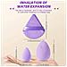 Set Di 14 Spugnette Per Trucco - Spugne Versatili Per Un'applicazione Impeccabile Purple - Foto miniatura 2
