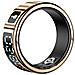 FITRING01XS rilevatore di attività LCD Anello intelligente con activity tracker IP68 Oro - Foto miniatura 1