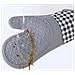 Guanti Da Forno In Silicone A Nido D'ape - Presine Da Cucina Resistenti Al Calore, Set Da 2 Grey - Foto miniatura 4