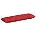 Cuscino per Schiena Rosso 160 x 19 x 50 cm Tessuto - Foto miniatura 1