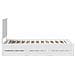 Struttura del letto Bianco 90 x 200 cm Legno Ingegnerizzato - Foto miniatura 9