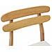 Sedia da pranzo 2 pcs Naturale e chiaro Legno di gomma solido - Foto miniatura 9