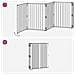 Cancello per cani 10 pcs Nero 60 x 80 cm Acciaio zincato - Foto miniatura 7