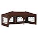 Tenda per feste a pop-up 575 x 288 x 245 cm Marrone - Foto miniatura 1