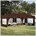Tenda per feste a pop-up 575 x 288 x 245 cm Marrone - Foto miniatura 2