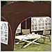 Tenda per feste a pop-up 575 x 288 x 245 cm Marrone - Foto miniatura 3