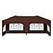 Tenda per feste a pop-up 575 x 288 x 245 cm Marrone - Foto miniatura 5