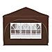 Tenda per feste a pop-up 575 x 288 x 245 cm Marrone - Foto miniatura 6