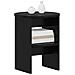 Mobile laterale Nero Ø40 x 50 cm Legno ingegnerizzato - Foto miniatura 3