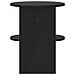 Mobile laterale Nero Ø40 x 50 cm Legno ingegnerizzato - Foto miniatura 5