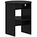 Mobile laterale Nero Ø40 x 50 cm Legno ingegnerizzato - Foto miniatura 6