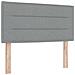 Letto box spring con materasso Grigio Chiaro 80 x 200 cm - Foto miniatura 5