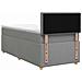 Letto box spring con materasso Grigio Chiaro 80 x 200 cm - Foto miniatura 9