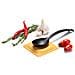 Cucchiaio In Silicone Per Fornello E Supporto Per Utensili Da Cucina Taglia Unica Giallo - Foto miniatura 4