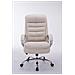 Sedia Ufficio Vancouver XXL in Tessuto I Poltrona Elegante Direttore Carico Max 235 kg I Poltrona Ergonomica Imbottita e Rinforzata Crema - Foto miniatura 1