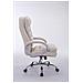 Sedia Ufficio Vancouver XXL in Tessuto I Poltrona Elegante Direttore Carico Max 235 kg I Poltrona Ergonomica Imbottita e Rinforzata Crema - Foto miniatura 2
