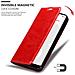 Custodia Compatibile Con Google Pixel 3 Xl In Rosso Mela - Coperchio Protettiva Con Chiusura Magnetica, Funzione Stand E Tasca Per Le Carte - Foto miniatura 6