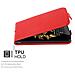 Custodia Compatibile Con Lg K8 2016 In Rosso Cremisi - Coperchio Protettivo In Design Flip Realizzato In Similpelle Testurizzata - Foto miniatura 2