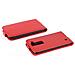 Custodia Compatibile Con Lg K8 2016 In Rosso Cremisi - Coperchio Protettivo In Design Flip Realizzato In Similpelle Testurizzata - Foto miniatura 6