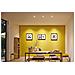Ebl 93399 Lampada Led Base Rotonda 10 Faretti Max. 10w Ferro Spazzolato Apparecchio Da Incasso Spot Da Soffitto Gu10 - Foto miniatura 3