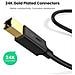Cavo Stampante Usb Usb Tipo B Piombo Cavo Usb 2.0 A Maschio A Maschio B Scanner Per Le Stampanti Come Canon Epson Hp Lexmark Dell Xerox Samsung Ecc E Altri Dispositivi Usb B Come Il Pianoforte Dac Ecc (5m)  - Foto miniatura 3