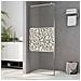 Parete Per Doccia Walk-in In Vetro Esg Design Pietra 90x195 Cm - Foto miniatura 1