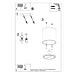 Downlight A Plafone Round Flush Grigio Chiaro Gu10 - Foto miniatura 3