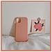 Custodia In Silicone Liquido Antiurto Per Iphone 11 Pro Arancione - Foto miniatura 4
