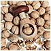 Schiaccianoci A Forma Di Fungo Di Legno | 10 X 6 Cm | Legno Di Faggio Naturale | Con Meccanismo A Vite | Solido E Utile - Foto miniatura 4