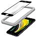 Vetro Temperato Vetro Protettiva Per Iphone 7/8 / Se 2020 Nero - Foto miniatura 4