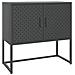 Credenza Antracite 75x35x75 Cm In Acciaio - Foto miniatura 2