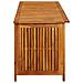 Baule Da Giardino 175x50x58 Cm In Legno Massello Di Acacia - Foto miniatura 9