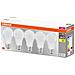 Lampada A Led, Presa: E27, Bianco Caldo, 2700k, 8,50 W, Sostituzione Per 60 W Lampadina, Opaco, Base A Led Classico A - Foto miniatura 3