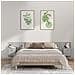 Testiera Letto Con Comodini In Legno Multistrato Grigio Sonoma - Foto miniatura 1