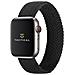 Cinturino Xl 764 Originale Braided String Per Apple Watch 1-2-3-4-5-6-7-se 38 40 41mm Black - Foto miniatura 5