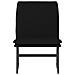 Sedia Lounge Nera 52x75x76 Cm In Tessuto - Foto miniatura 3