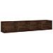 Mensola A Muro Cd Rovere Marrone 100x18x18cm Legno Multistrato - Foto miniatura 2