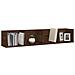 Mensola A Muro Cd Rovere Marrone 100x18x18cm Legno Multistrato - Foto miniatura 3