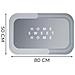 Tappeto Bagno Doccia Antiscivolo Assorbente Home Sweet Home Home Sweet Home Grigio Chiaro - Foto miniatura 4