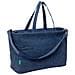 Borsa Benetton Denim Azzurro 40 X 31 X 17 Cm - Foto miniatura 4