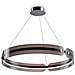 Lampadario A Sospensione Moderno Interstellar Metallo Grigio Luce Led 41w - Foto miniatura 1