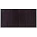 Tappeto Rettangolare Marrone Scuro 100x200 Cm In Bambù - Foto miniatura 2