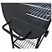 Barbecue A Carbone Con Doppia Griglia Di Cottura E Ruote Franklin - Foto miniatura 3