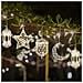 9 Ornamenti In Legno Ramadan Kareem - Decorazioni Da Appendere, Bianco - Foto miniatura 3